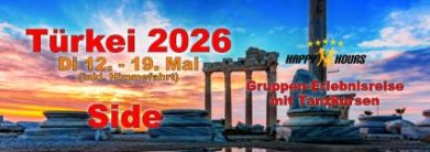 HAPPY-Reise  12. – 19. Mai : Side/Türkei